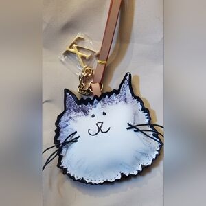 Black and White Cat Bagcharm